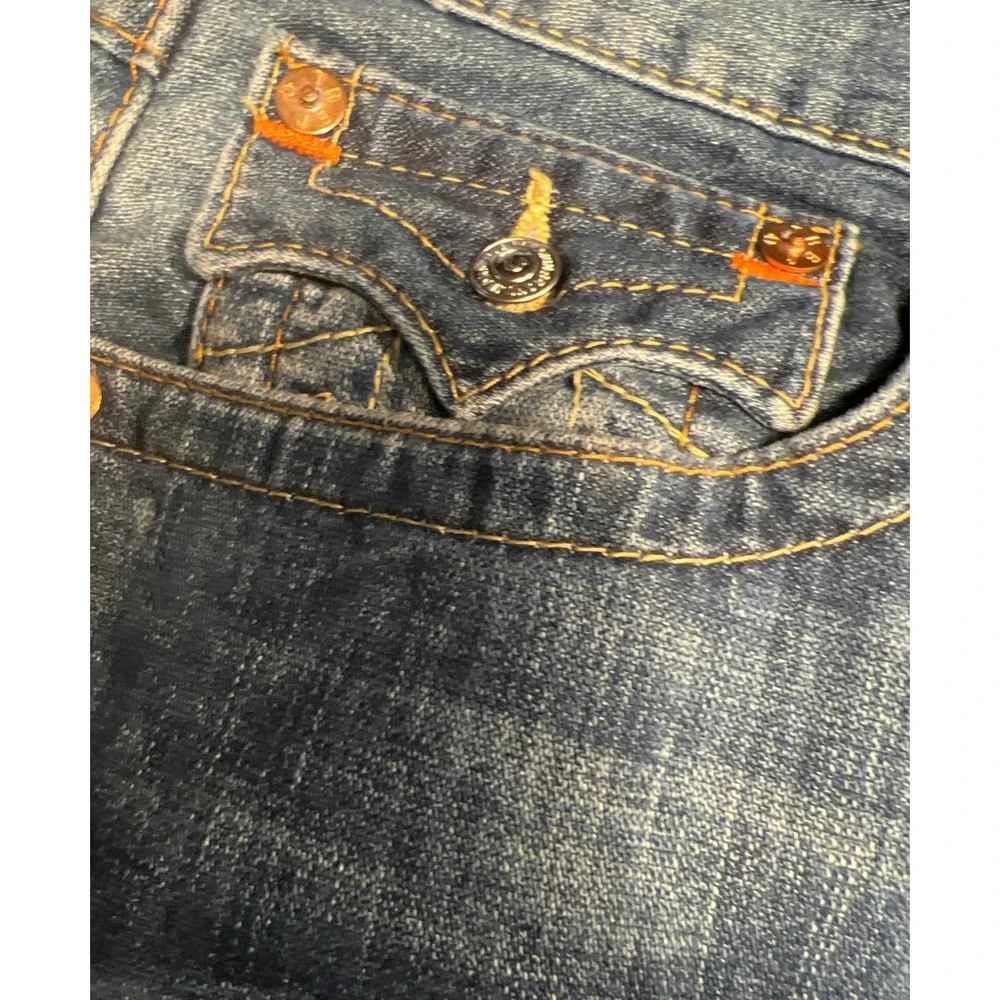 True Religion - Straight Leg Super Natural T-Flap Pocket #101700 Size 36